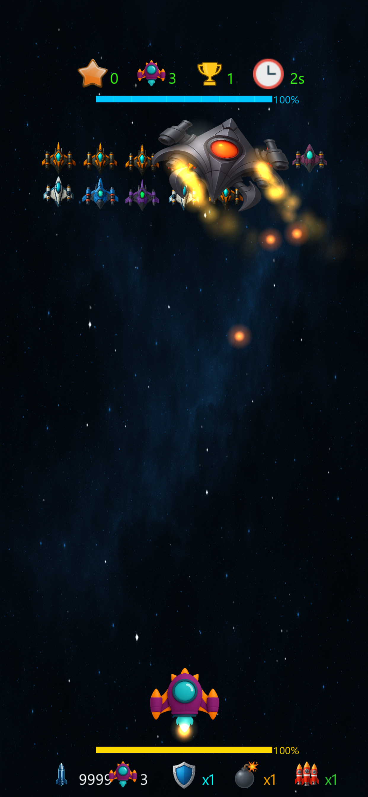 Galactic Force X Ultimate gameplay screenshot 1