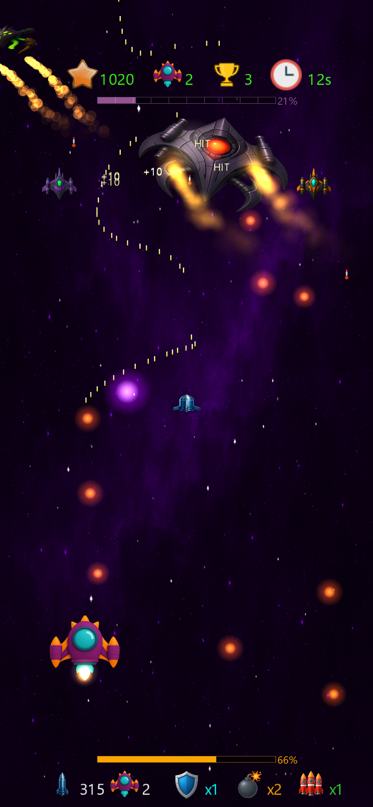 Galactic Force X Ultimate gameplay screenshot 2